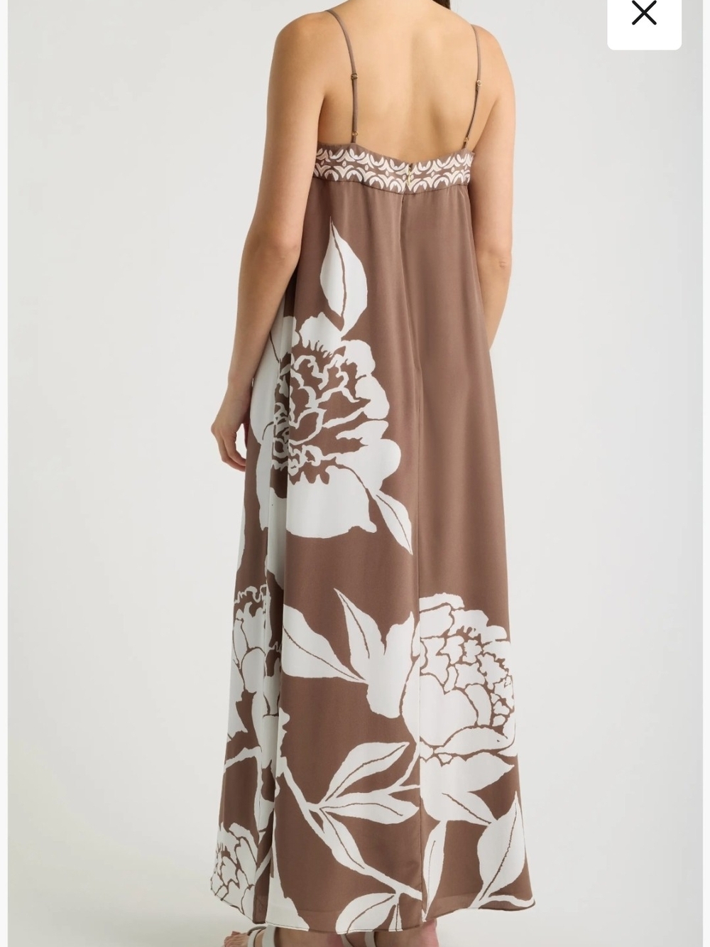 Lilly Pulitzer Brown Silk Maxi